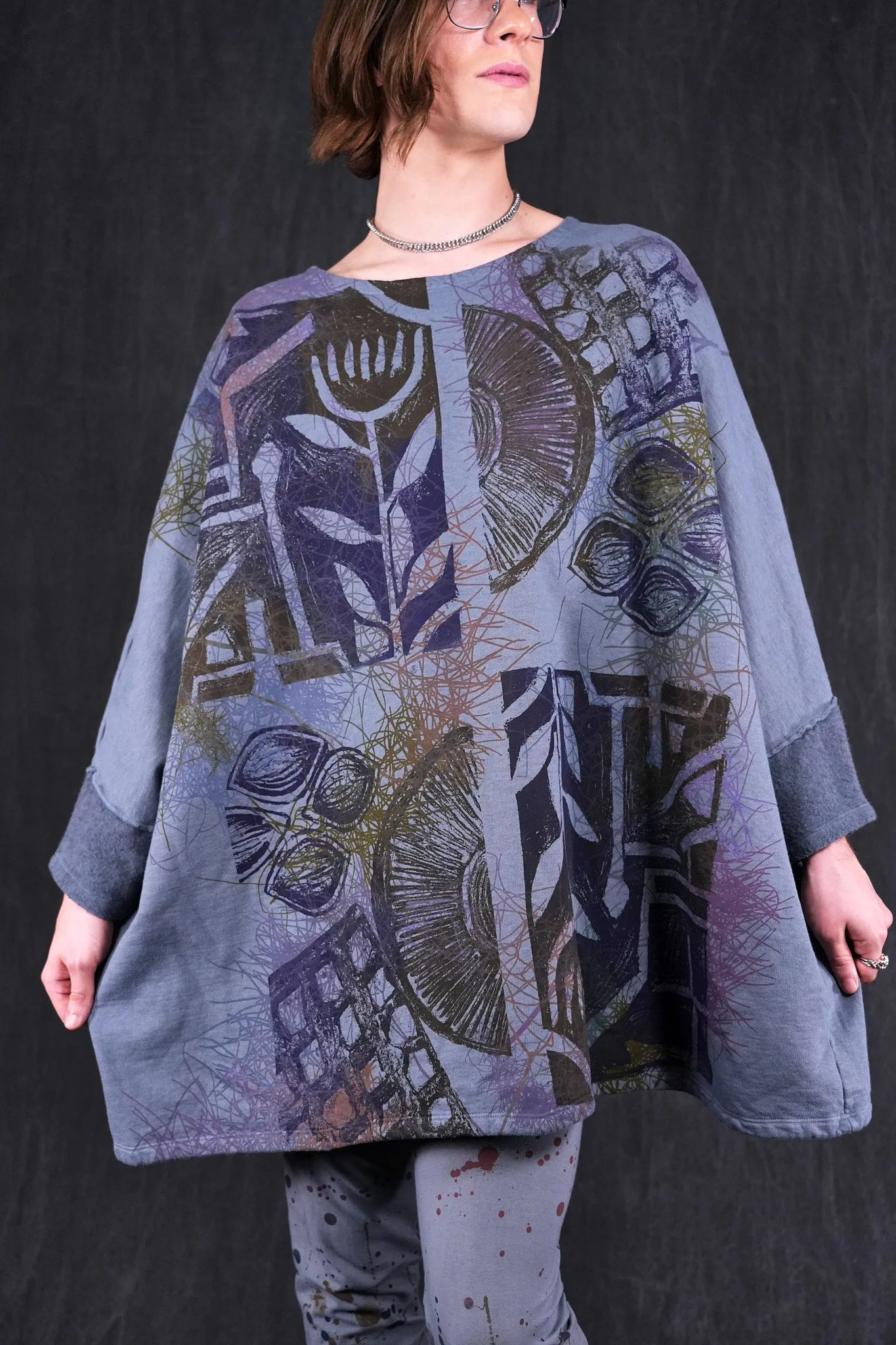 2304-2 Modern Sweatshirt Fleece Cuff River-Mist-P