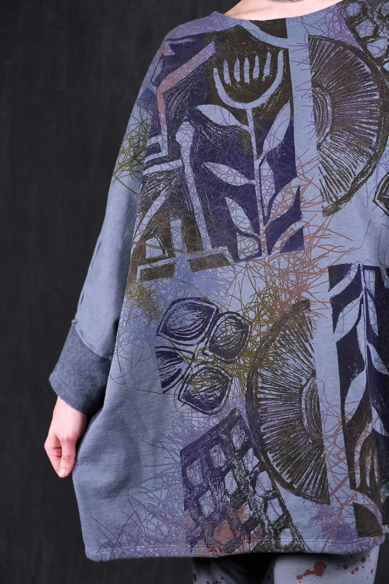 2304-2 Modern Sweatshirt Fleece Cuff River-Mist-P