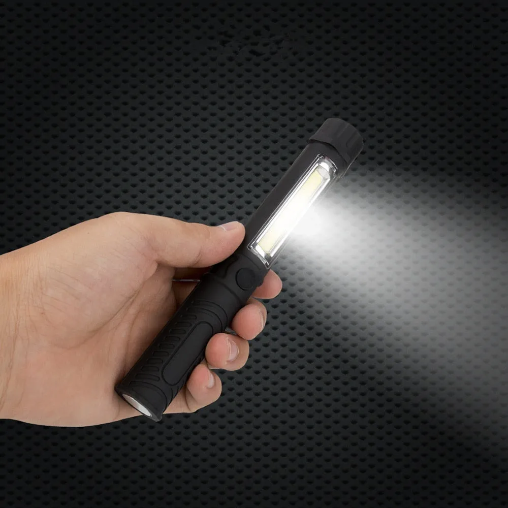 3 Pack Multifunction LED Mini Pen Light Work Inspection Flashlight Torch Lamp With Magnet
