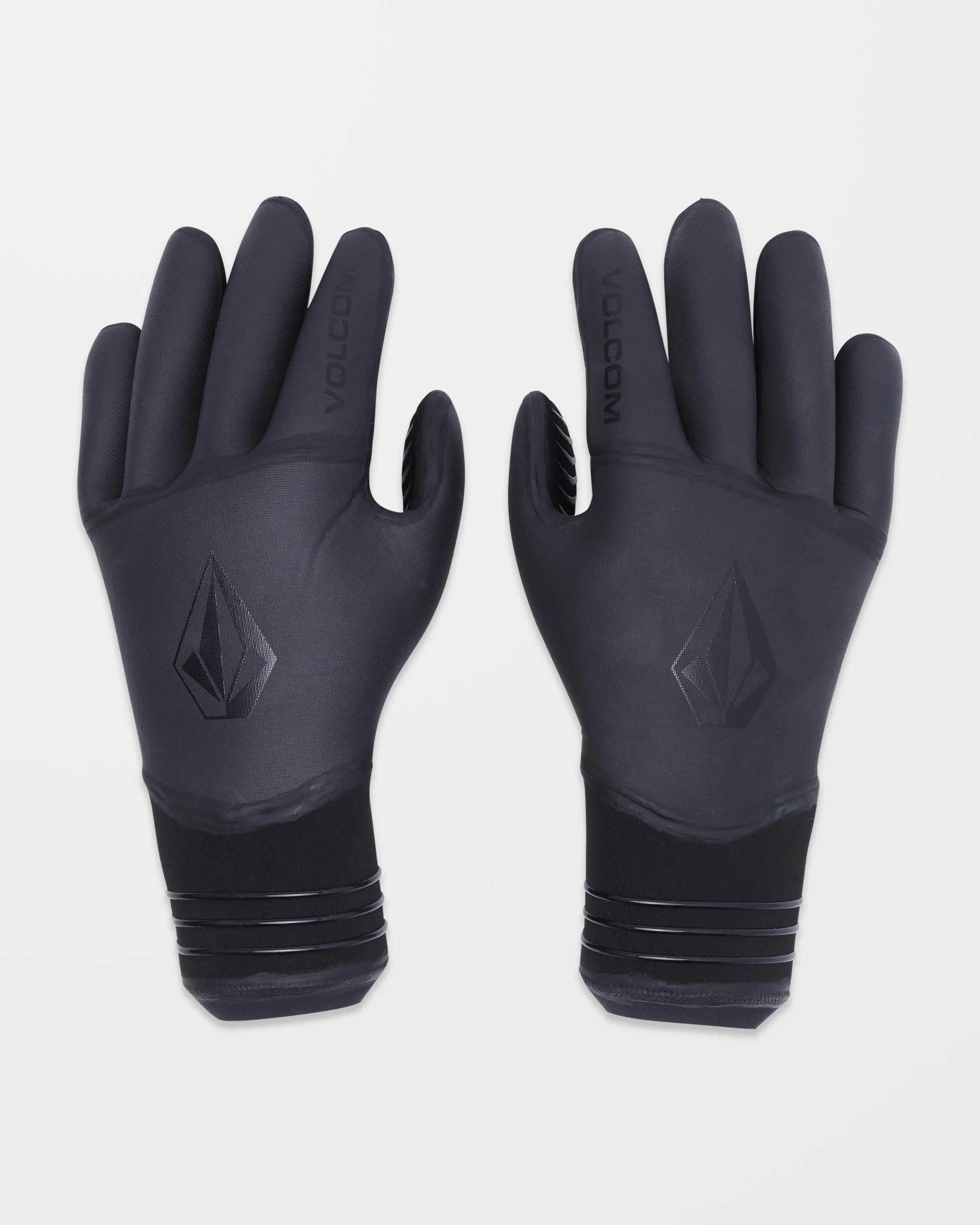 3Mm 5 Finger Gloves - BLACK