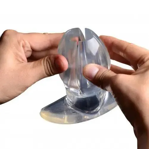 4.5-inch Master Series Clear Medium Anal Stretcher