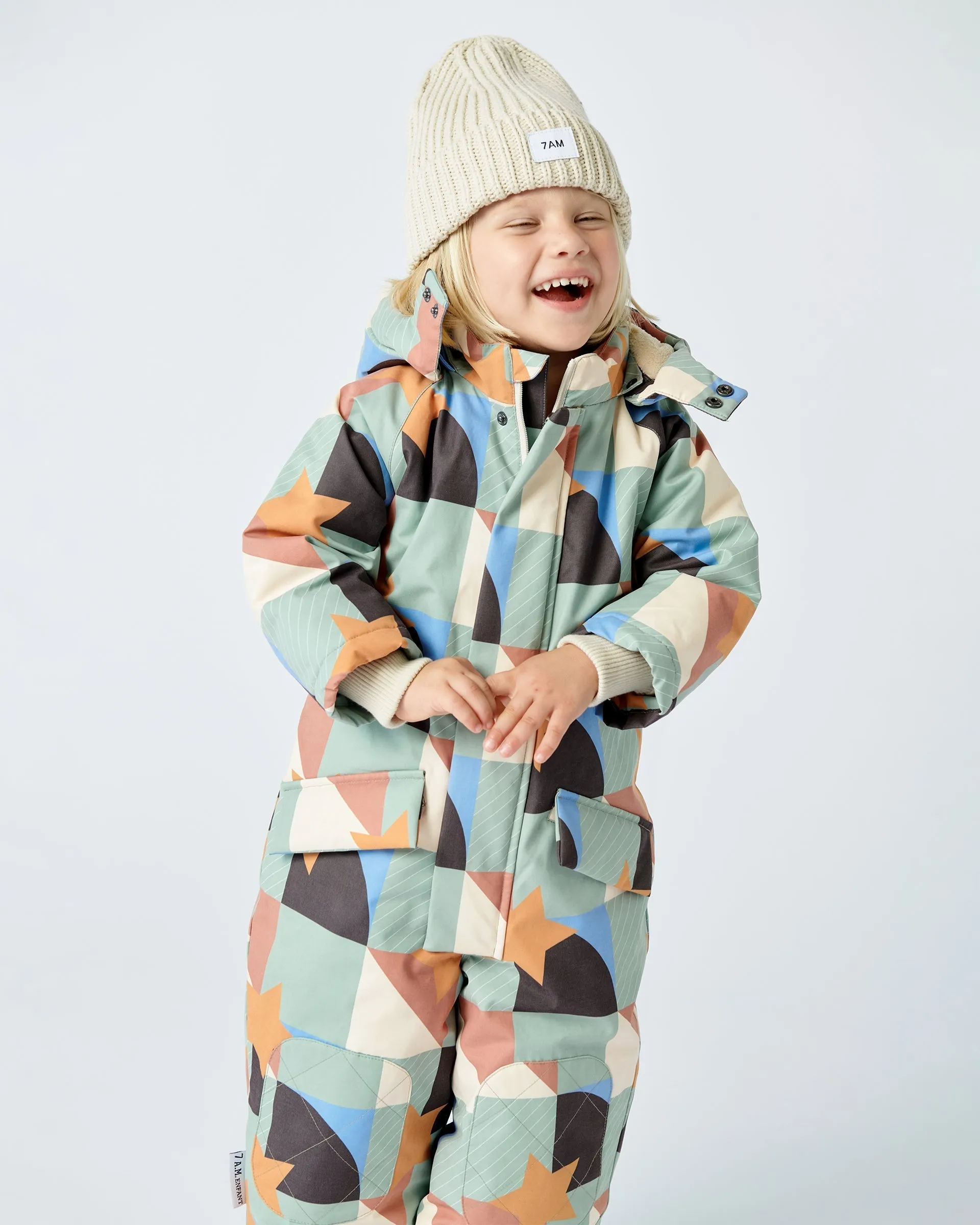7AM Enfant Snowsuit Grand -  Benji Prints Plush