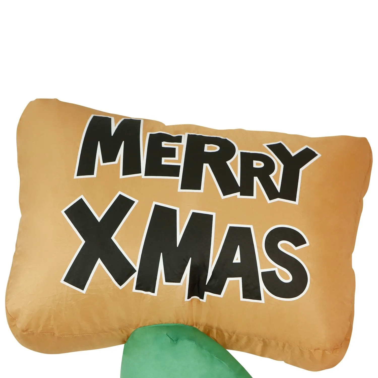 8 ft Inflatable Christmas Santa with Sign Outdoor Decoration