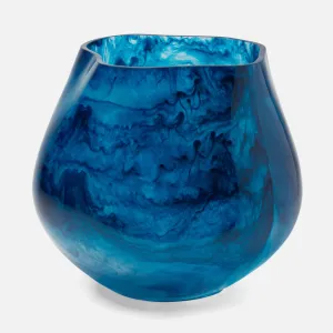 Abria Outdoor Planter - Cobalt