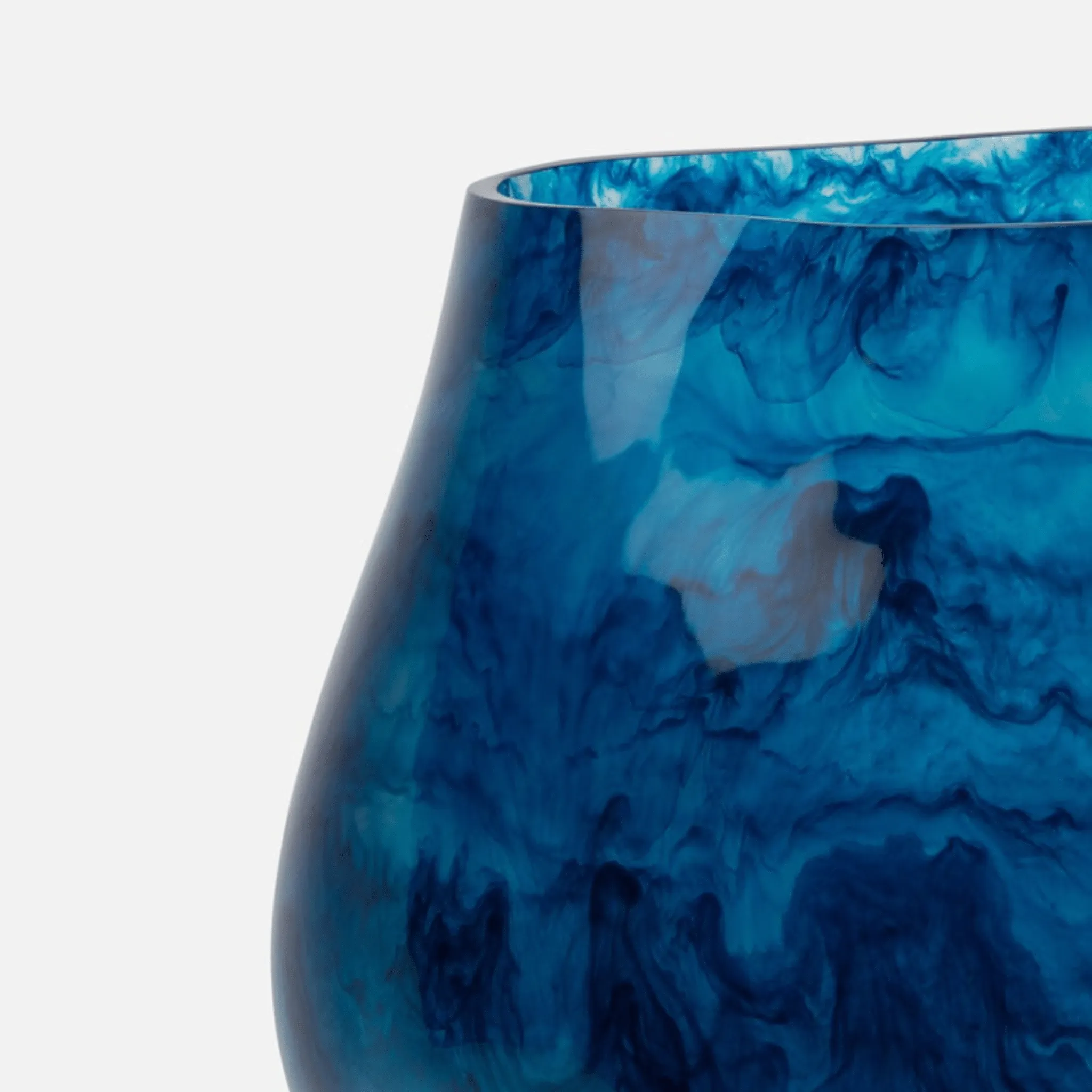 Abria Outdoor Planter - Cobalt