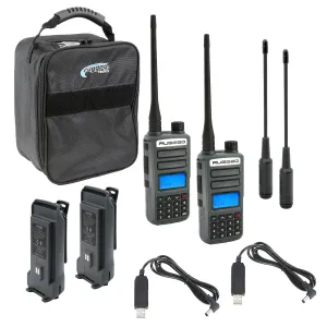 ADVENTURE PACK - GMR2 PLUS - GMRS / FRS Two Way Handheld Radios with Accessories