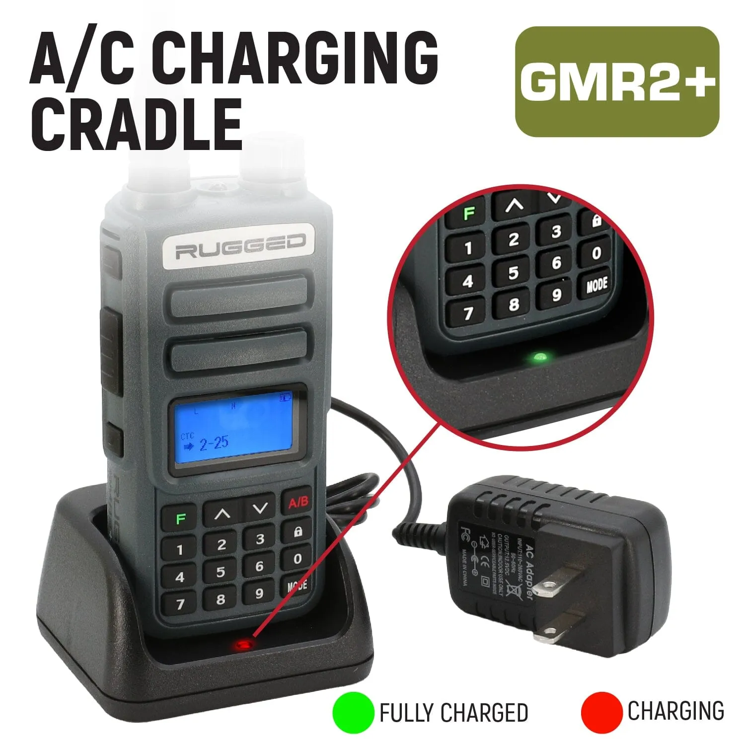 ADVENTURE PACK - GMR2 PLUS - GMRS / FRS Two Way Handheld Radios with Accessories