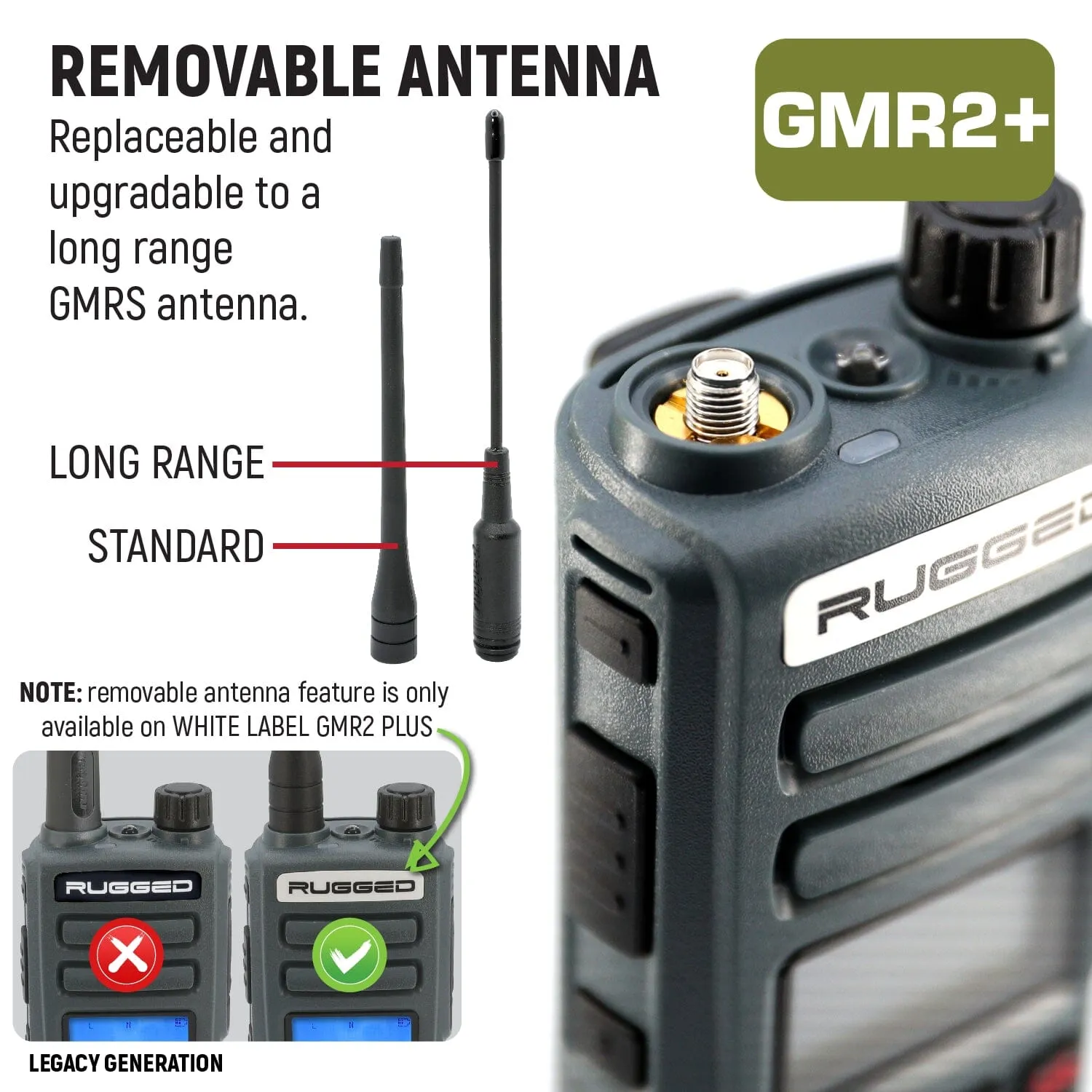 ADVENTURE PACK - GMR2 PLUS - GMRS / FRS Two Way Handheld Radios with Accessories
