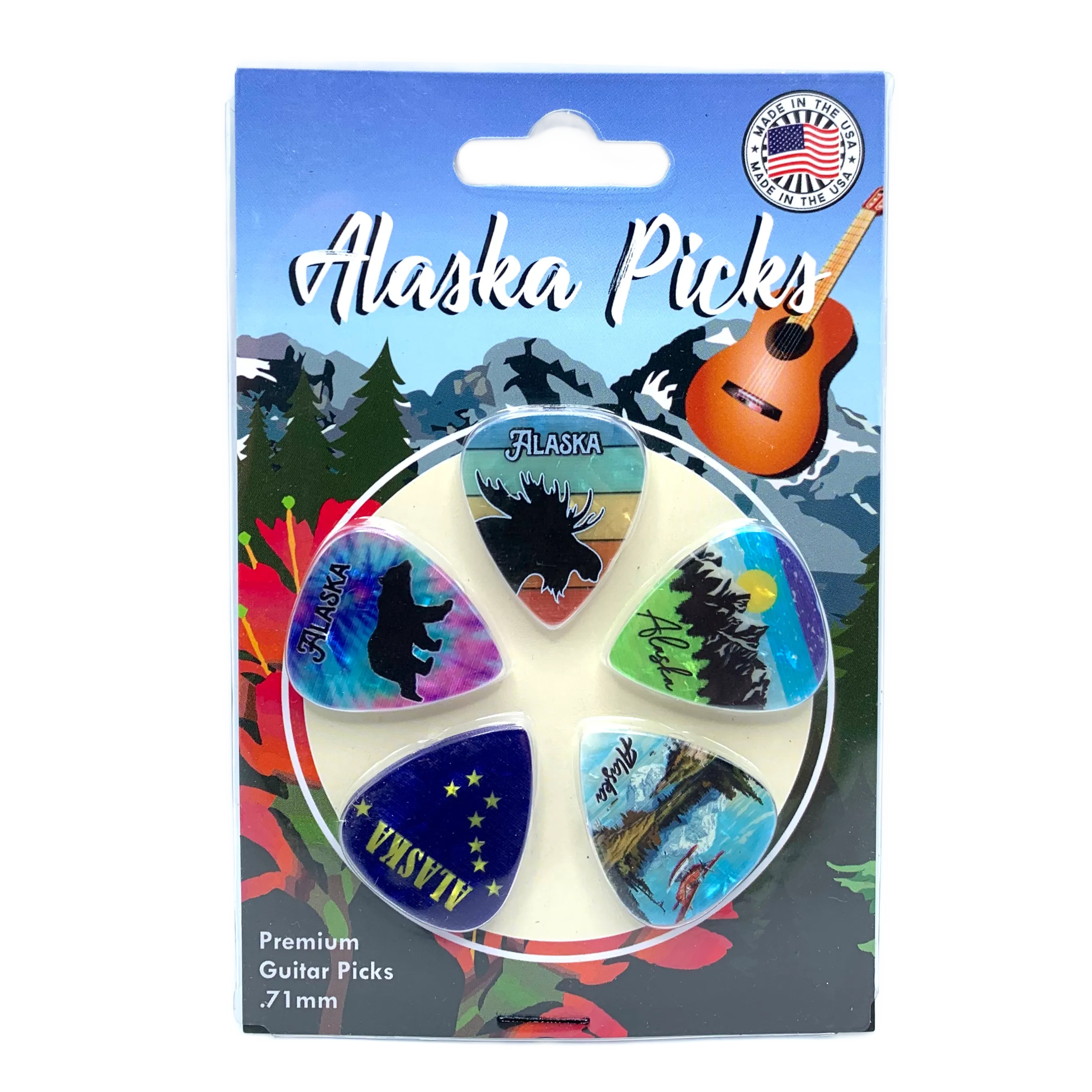 Alaska Guitar Pick Pack of 5