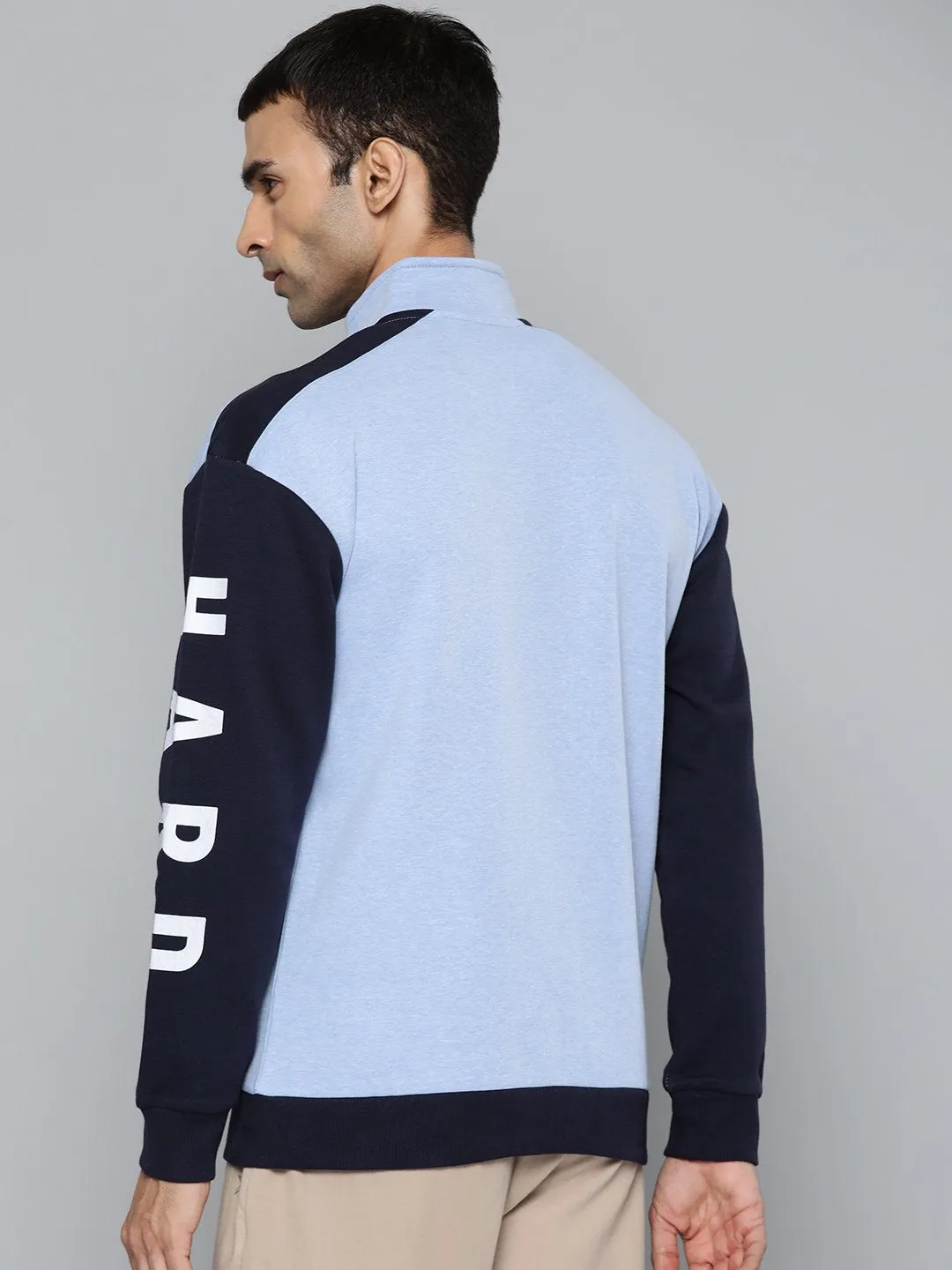 Alcis Men Printed Blue Jackets