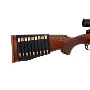 Allen Basic Buttstock Shell Holder for Rifles Black