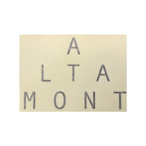 ALTAMONT DIECUT STICKER 3.75"X2.75" - SINGLE