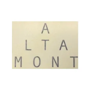 ALTAMONT DIECUT STICKER 3.75"X2.75" - SINGLE