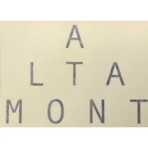 ALTAMONT DIECUT STICKER 7.5"X5.5" - SINGLE