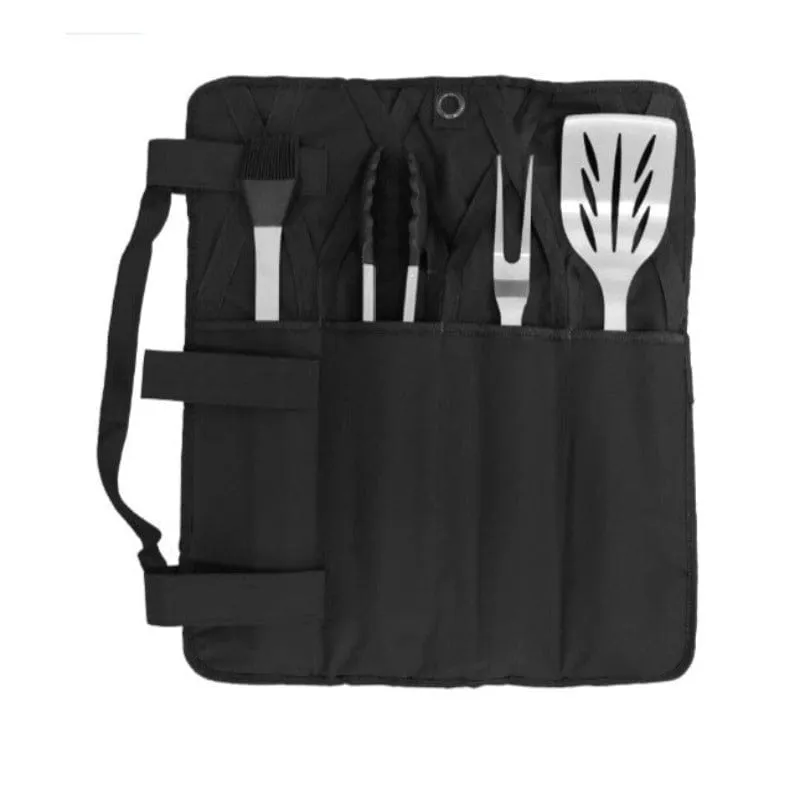 Alva 5 Piece Roll Up BBQ Tool Set BA70