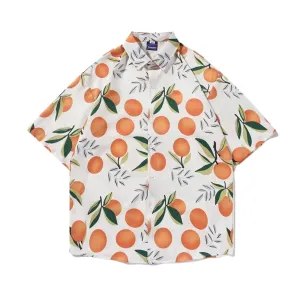 American Summer Orange Shirt