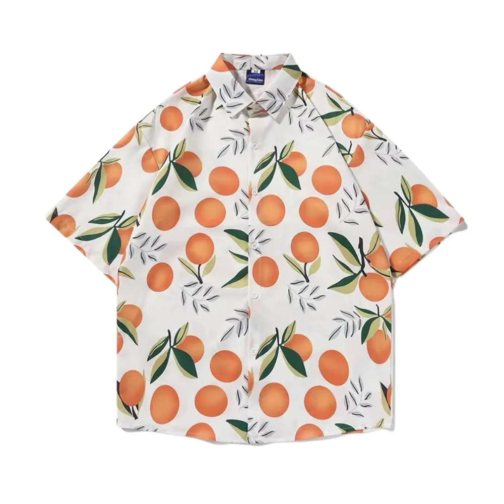 American Summer Orange Shirt