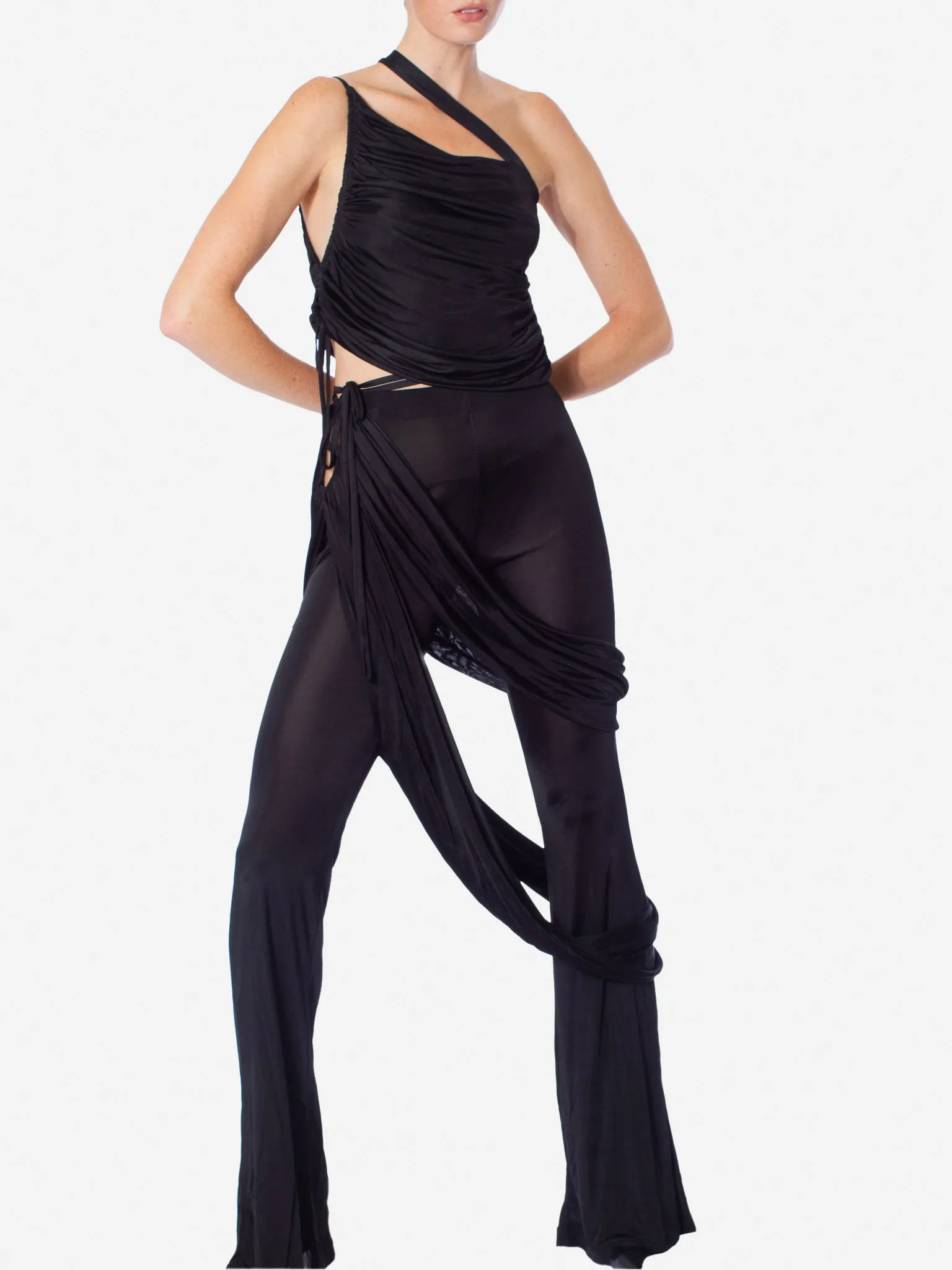 ANDREADAMO Jersey Flare Pants