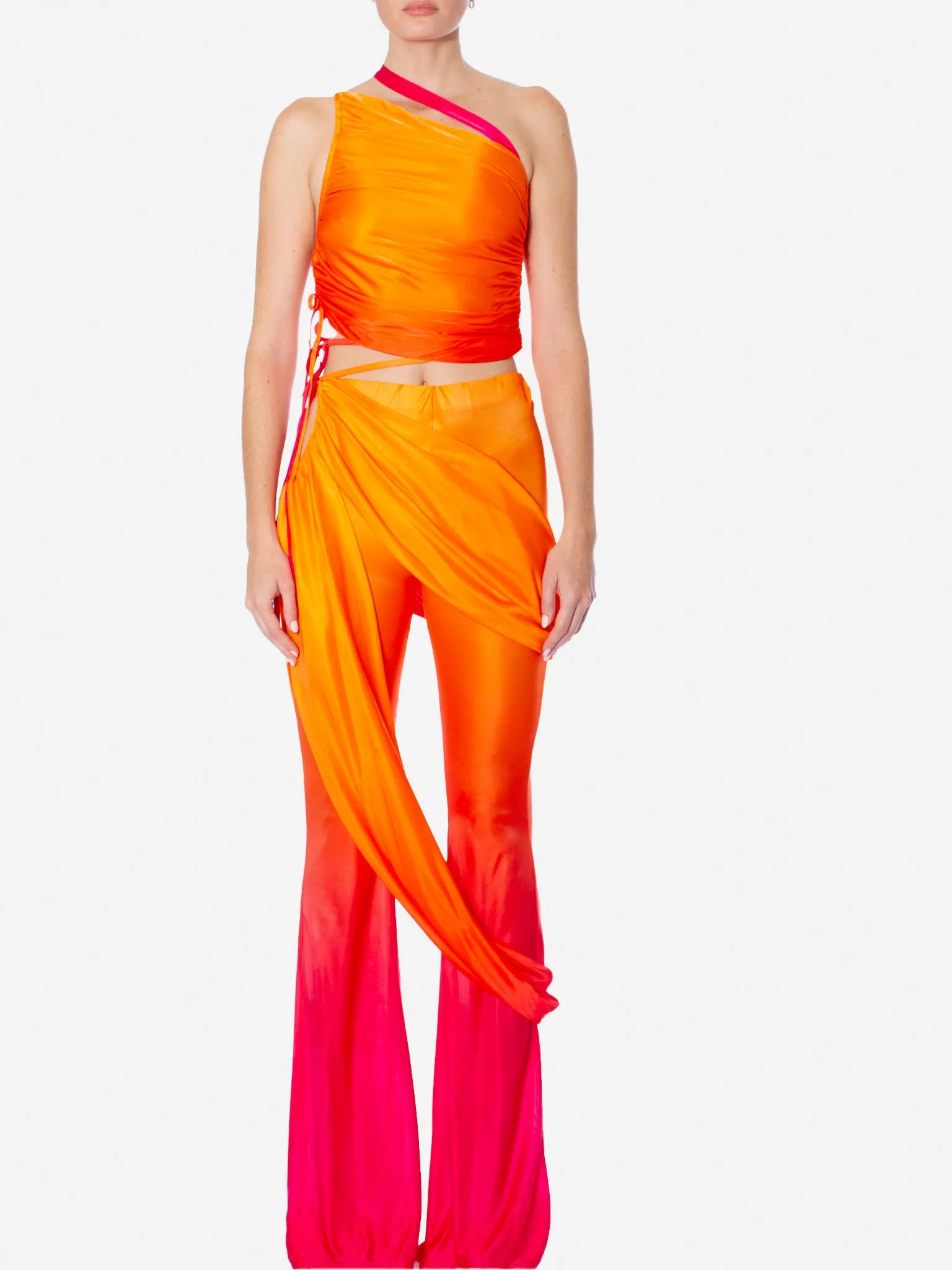 ANDREADAMO Jersey Flare Pants