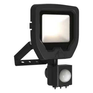 Ansell ACAE10/1/CW/B/PIR Calinor EVO LED Floodlight PIR Cool White 4000K 10W Black