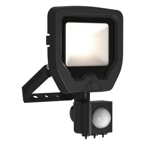 Ansell ACAE10/1/CW/B/PIR Calinor EVO LED Floodlight PIR Cool White 4000K 10W Black
