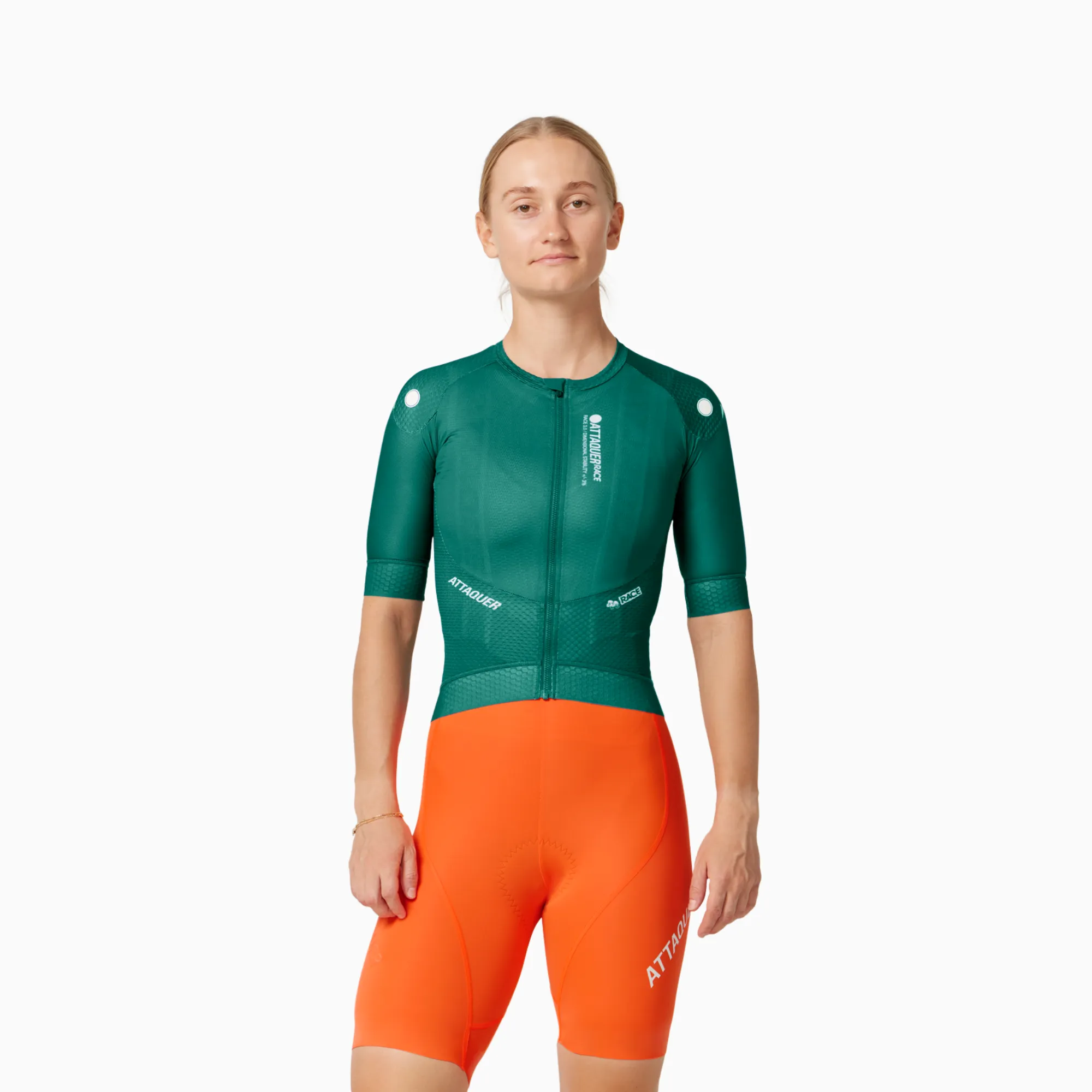 Attaquer Womens Race Jersey -  Emerald
