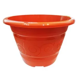 BABA No.3468B Cotta Plastic Pot (21cmØ x 14cmH)
