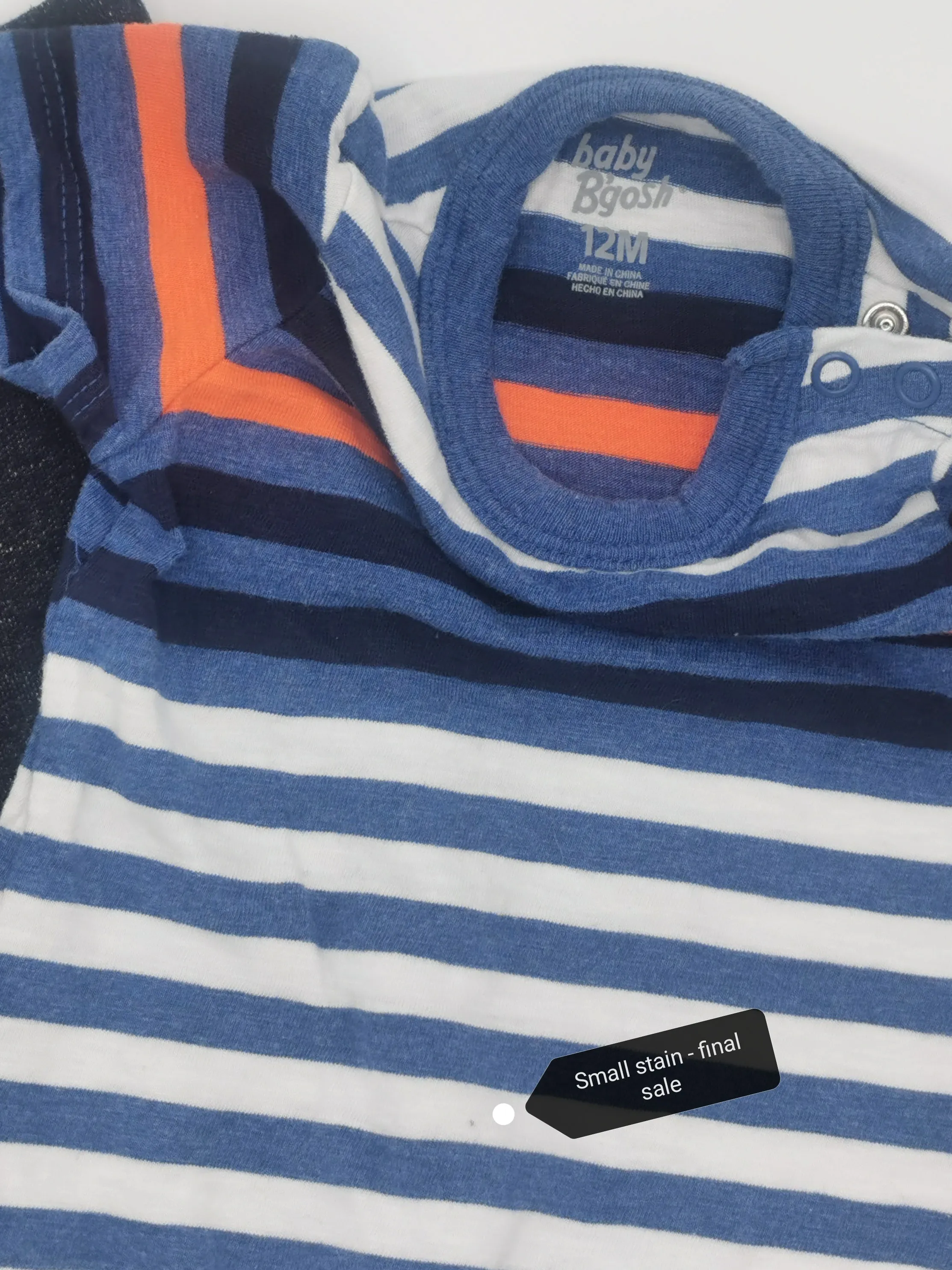 BABY BOY SIZE 12 MONTHS - OSHKOSH & CARTER'S, 2 Piece Mix N Match Outfit EUC B14