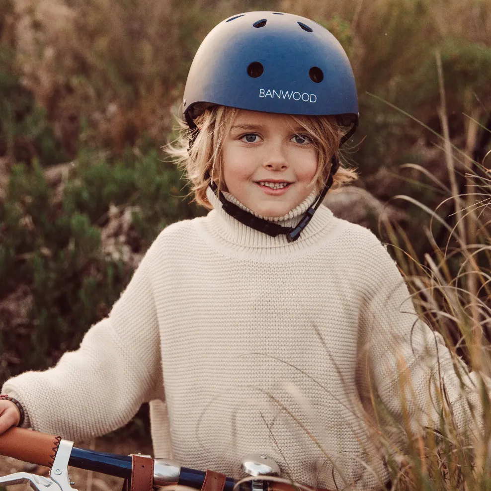 Banwood Classic Bike Helmet (Navy Blue)
