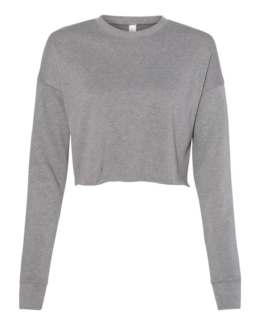 Bella   Canvas Crop Top Fleece Sweatshirt