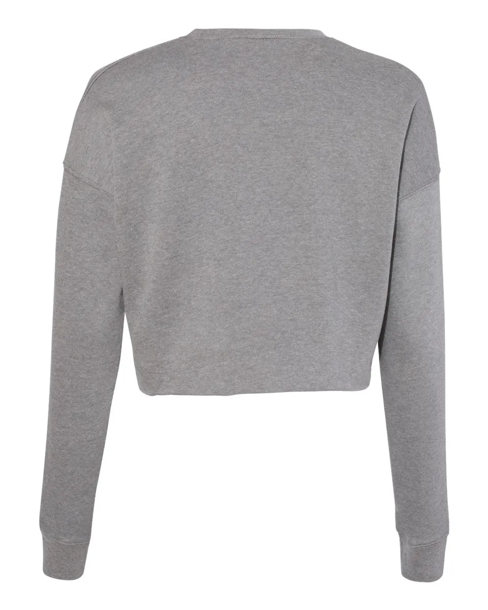 Bella   Canvas Crop Top Fleece Sweatshirt