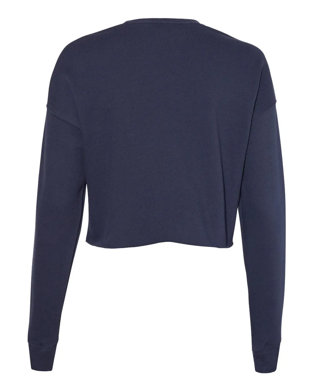 Bella   Canvas Crop Top Fleece Sweatshirt