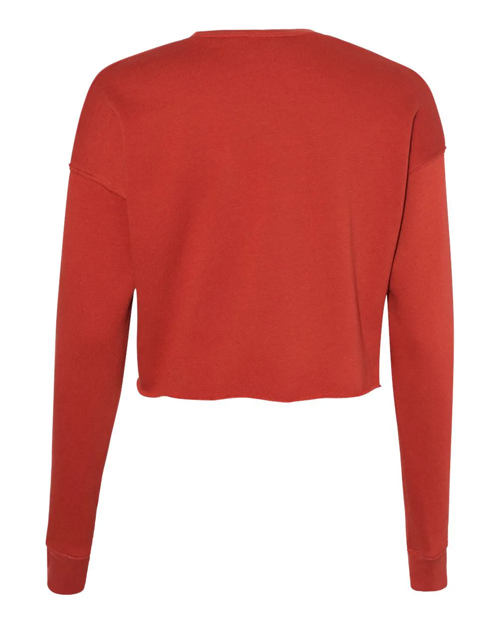 Bella   Canvas Crop Top Fleece Sweatshirt