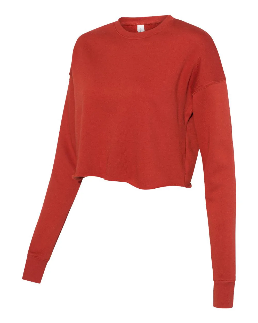 Bella   Canvas Crop Top Fleece Sweatshirt