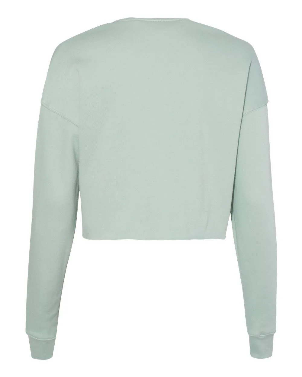 Bella   Canvas Crop Top Fleece Sweatshirt