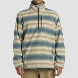 Billabong Boundary Half Zip Polar Fleece Sweatshirt Dune