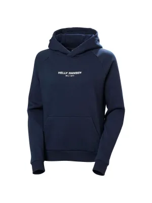 Bluza dresowa damska Helly Hansen W Cotton Fleece Hoodie granatowy