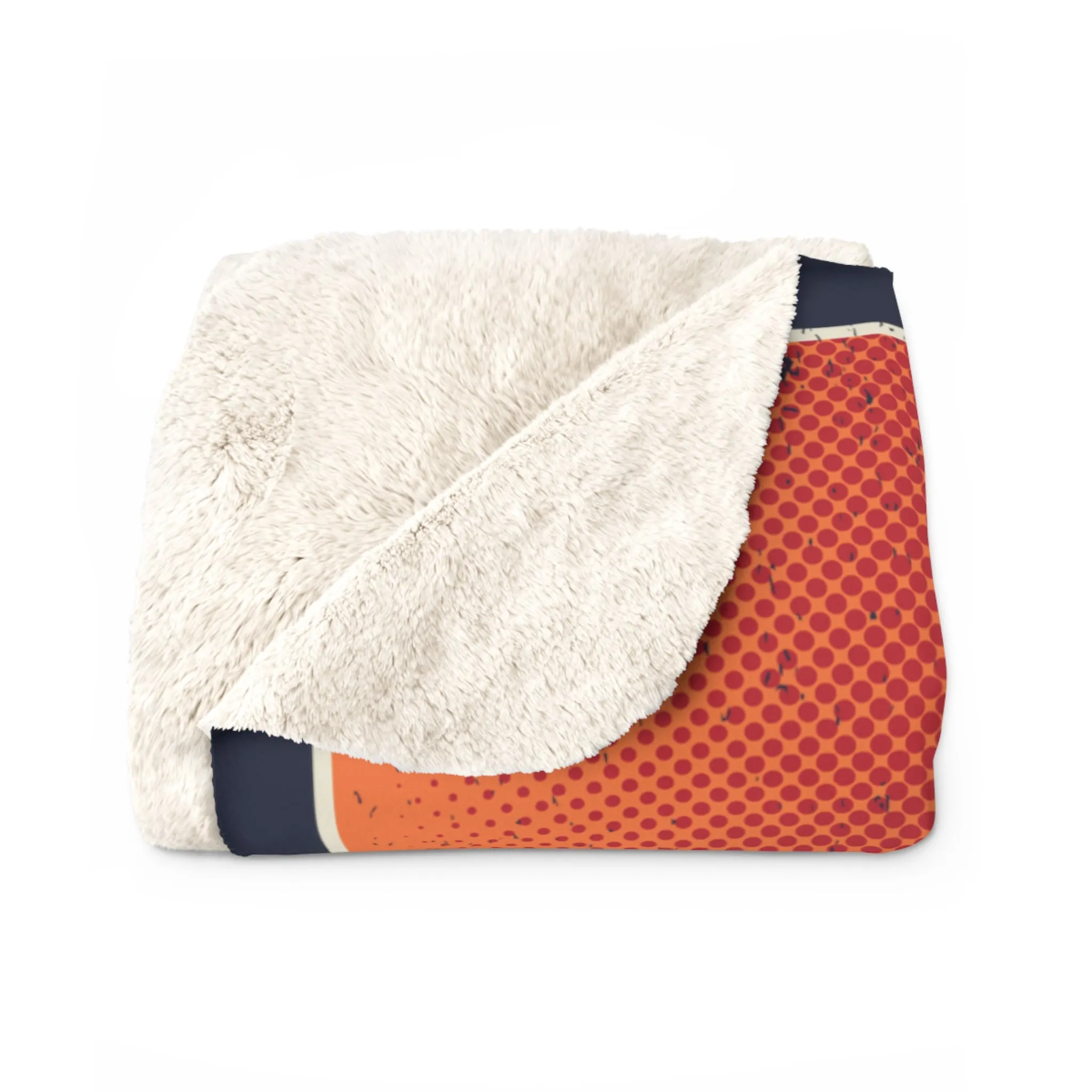 Bostonian Skyline Sherpa Fleece Blanket