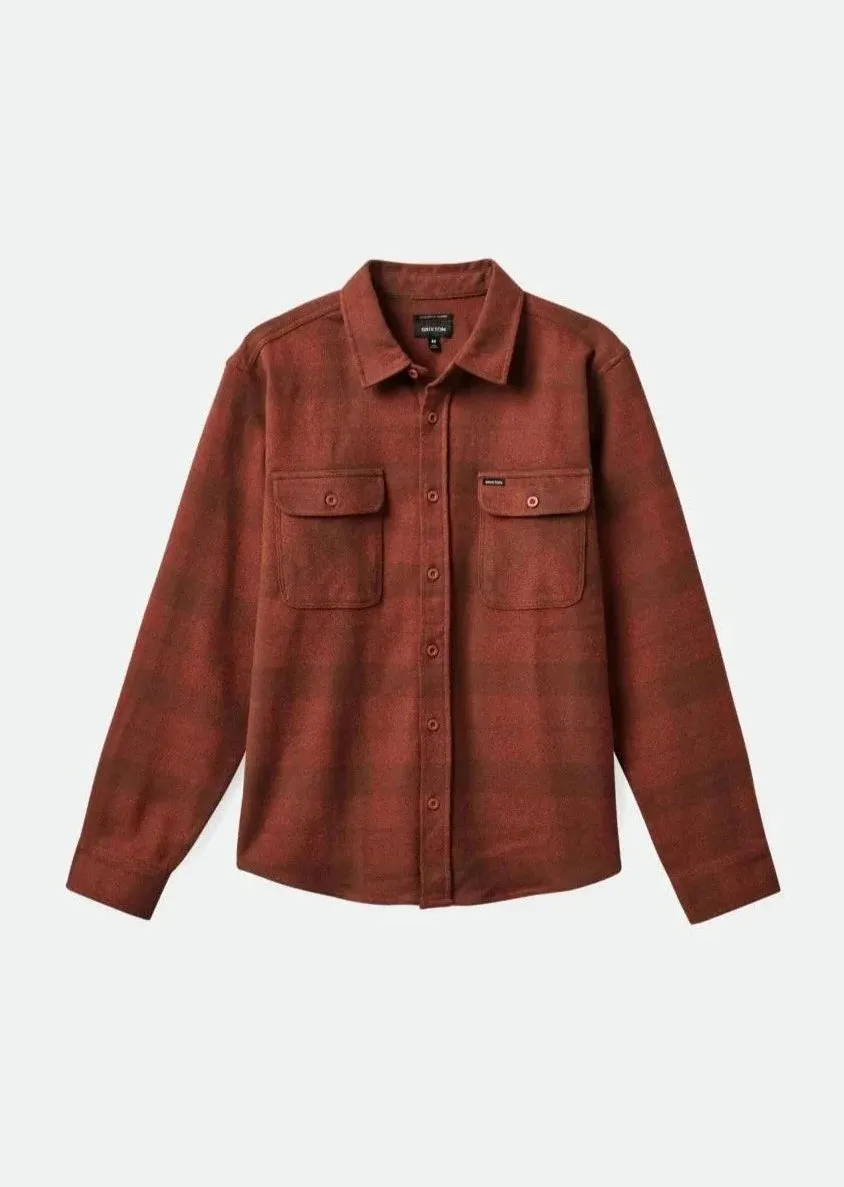 Bowery Stretch WR Flannel Sepia / Terracotta