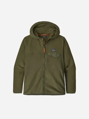 Boys' Micro D Snap Jkt - Basin Green