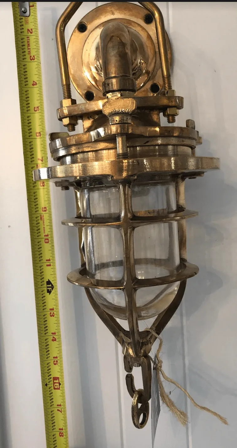 Brass Convoy Sconce Light