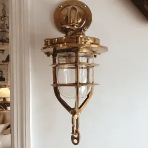 Brass Convoy Sconce Light