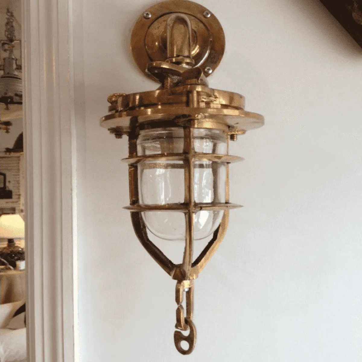 Brass Convoy Sconce Light