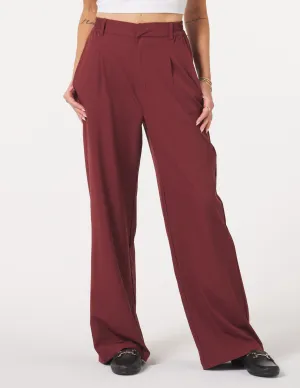 Brooklyn Trouser: Chestnut