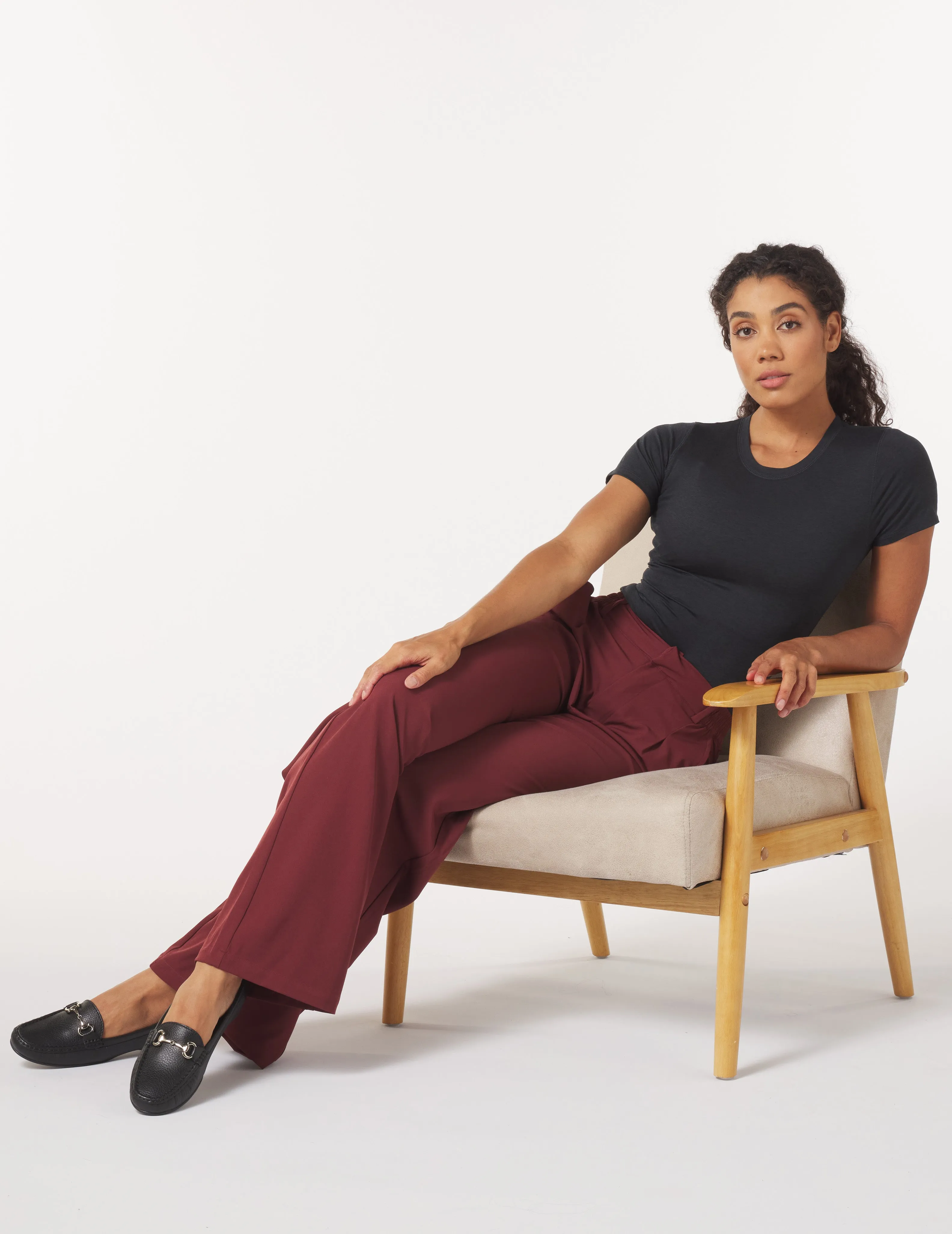 Brooklyn Trouser: Chestnut