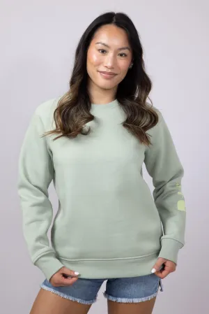 Carhartt Graphic Sweatshirt for Women in Sage Heather | 106718-GI8