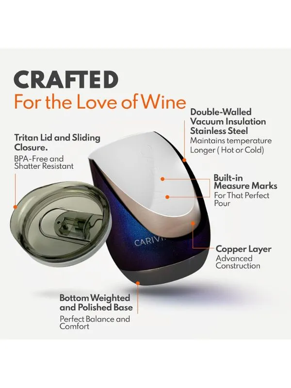 Carivino Luxury Wine Tumbler - Element