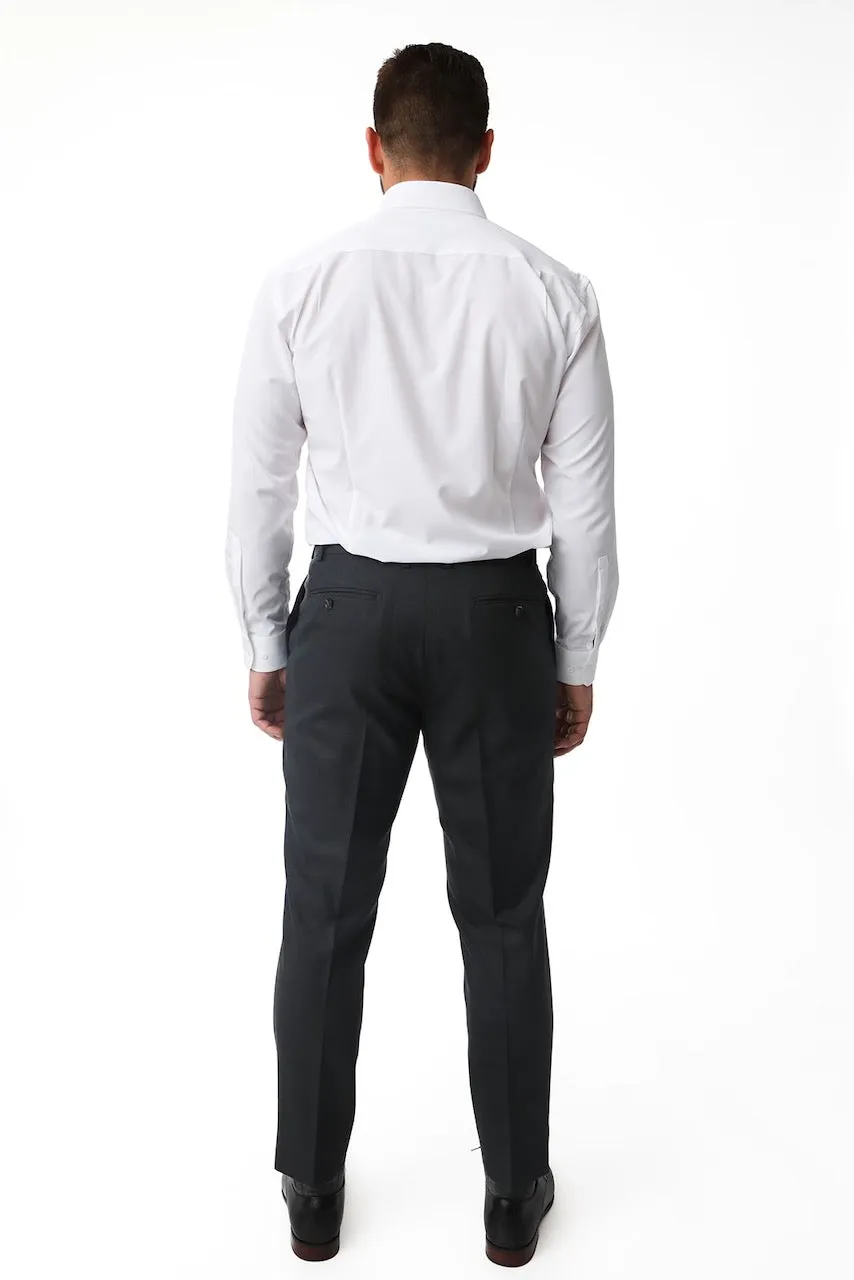 Charcoal Stretch Premium Suit Pants