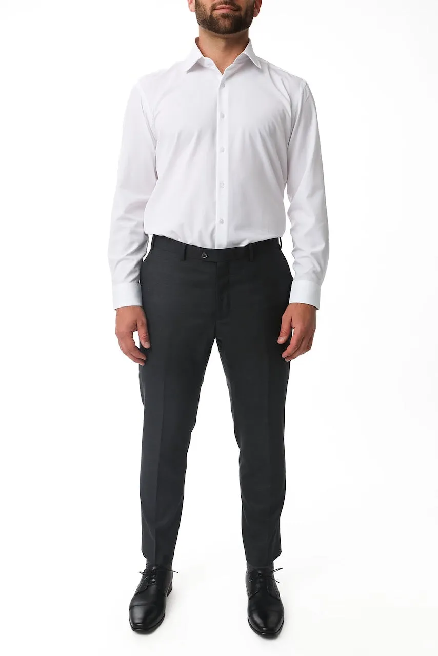 Charcoal Stretch Premium Suit Pants