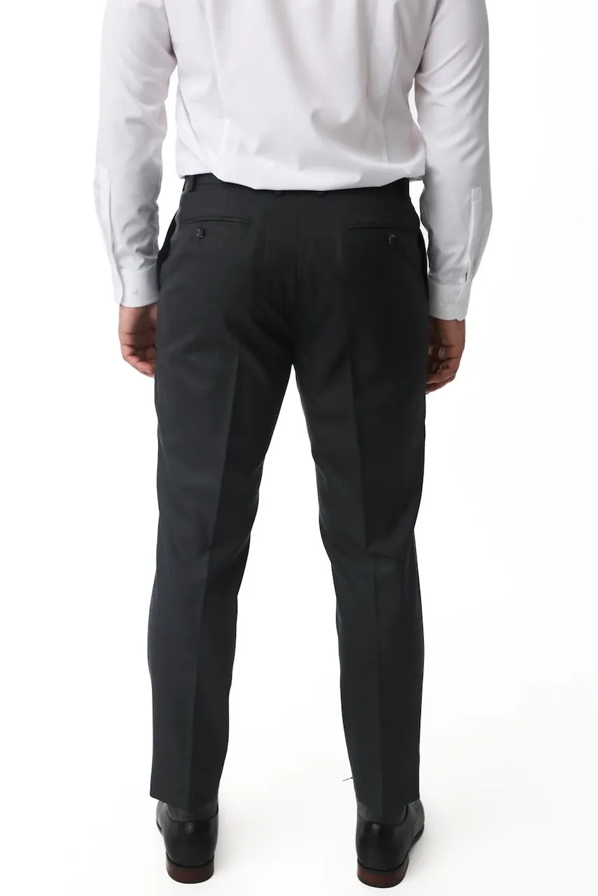 Charcoal Stretch Premium Suit Pants